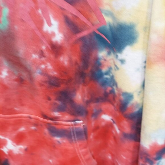 Turks Sweatshirt Nav Travis Scott Tie Dye Skull Large  Size XL  Xlarge  XO - Picture 4 of 7